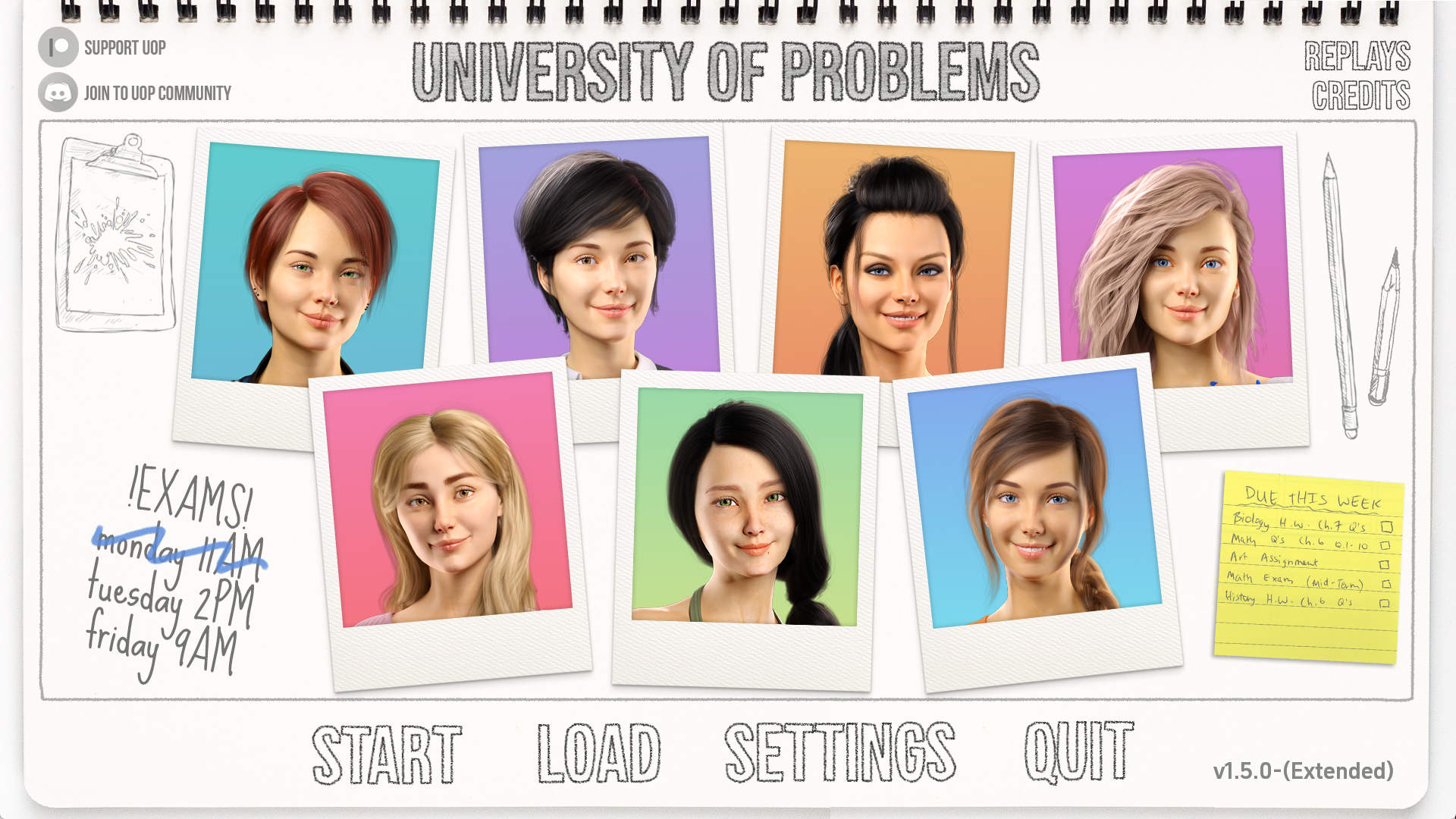 【PC+安卓+IOS/欧美SLG】学院情缘（别名：问题大学）1.5.0汉化版【11.9G/更新/汉化/动态】