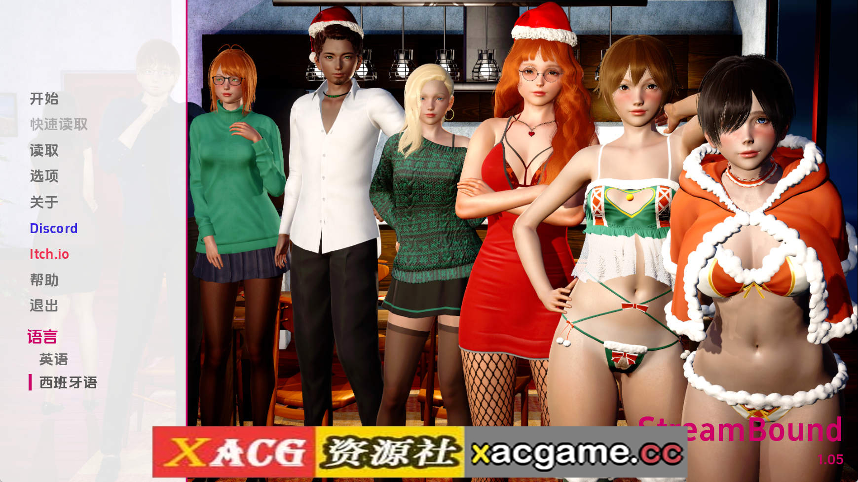 【PC/欧美SLG】流媒体绑定v1.05 AI版【800M/汉化/动态/更新】