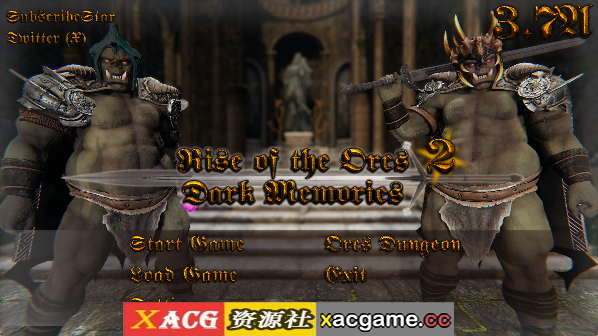 【PC/欧美SLG】兽人崛起2：黑暗记忆v3.7a赞助 AI版【3.80G/汉化/动态/更新】