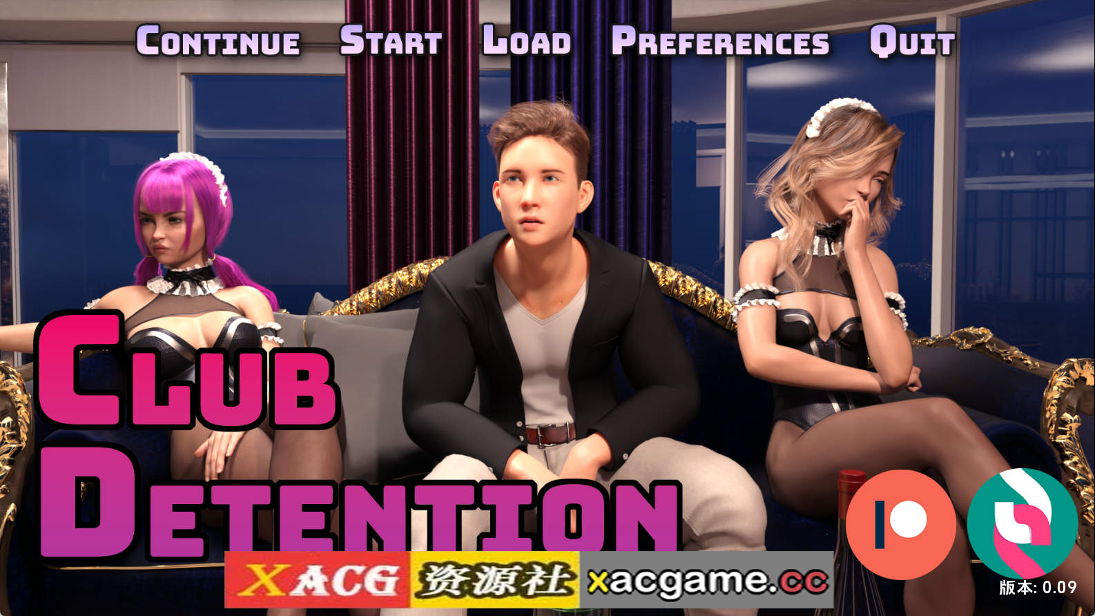 【PC+安卓+IOS/欧美SLG】俱乐部拘留v0.9赞助 AI版【2.39G/更新/汉化/动态】