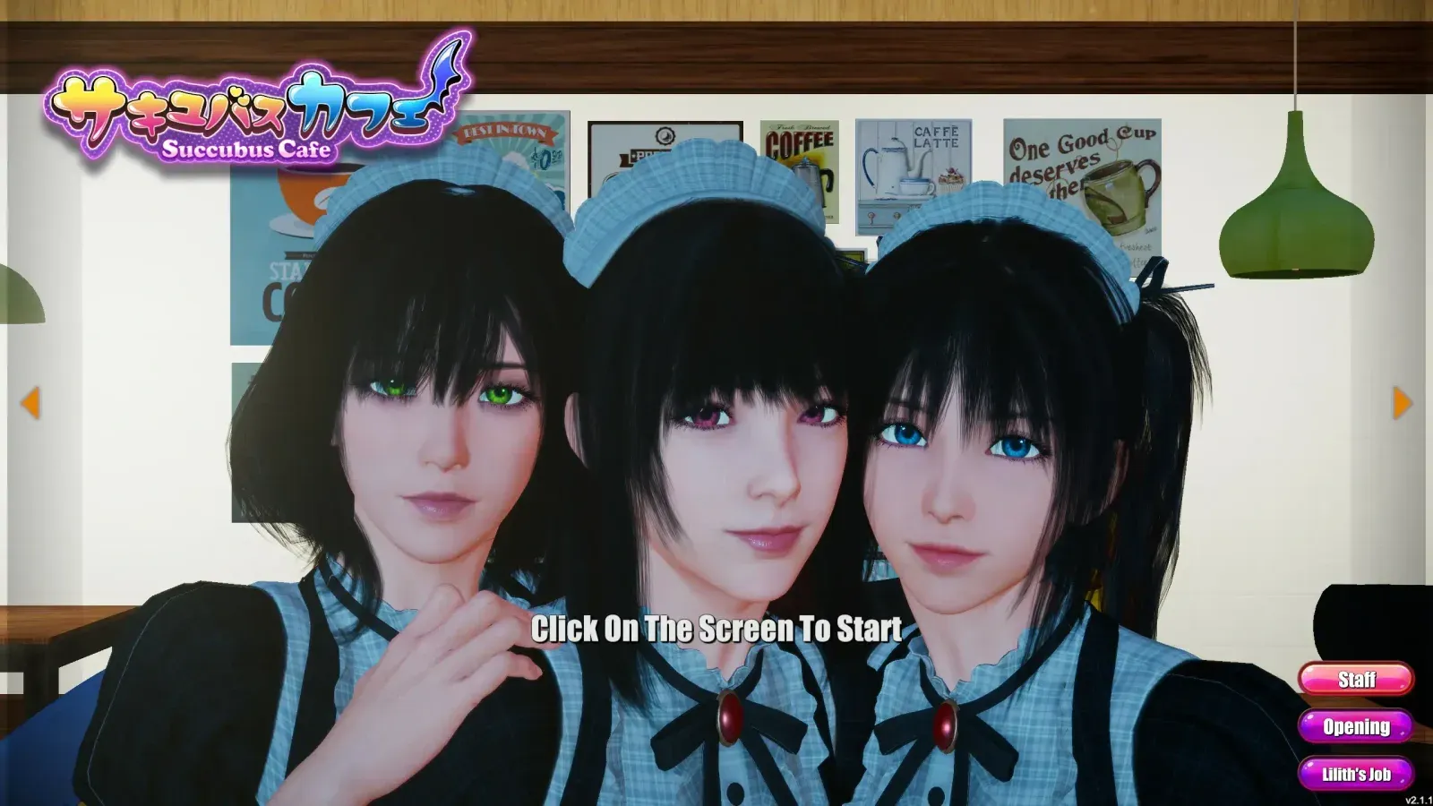 [求资源帮找/3D互动SLG中文全动态CV]魅魔咖啡厅 V2.1.1 STEAM官方中文步兵版[9.3G]