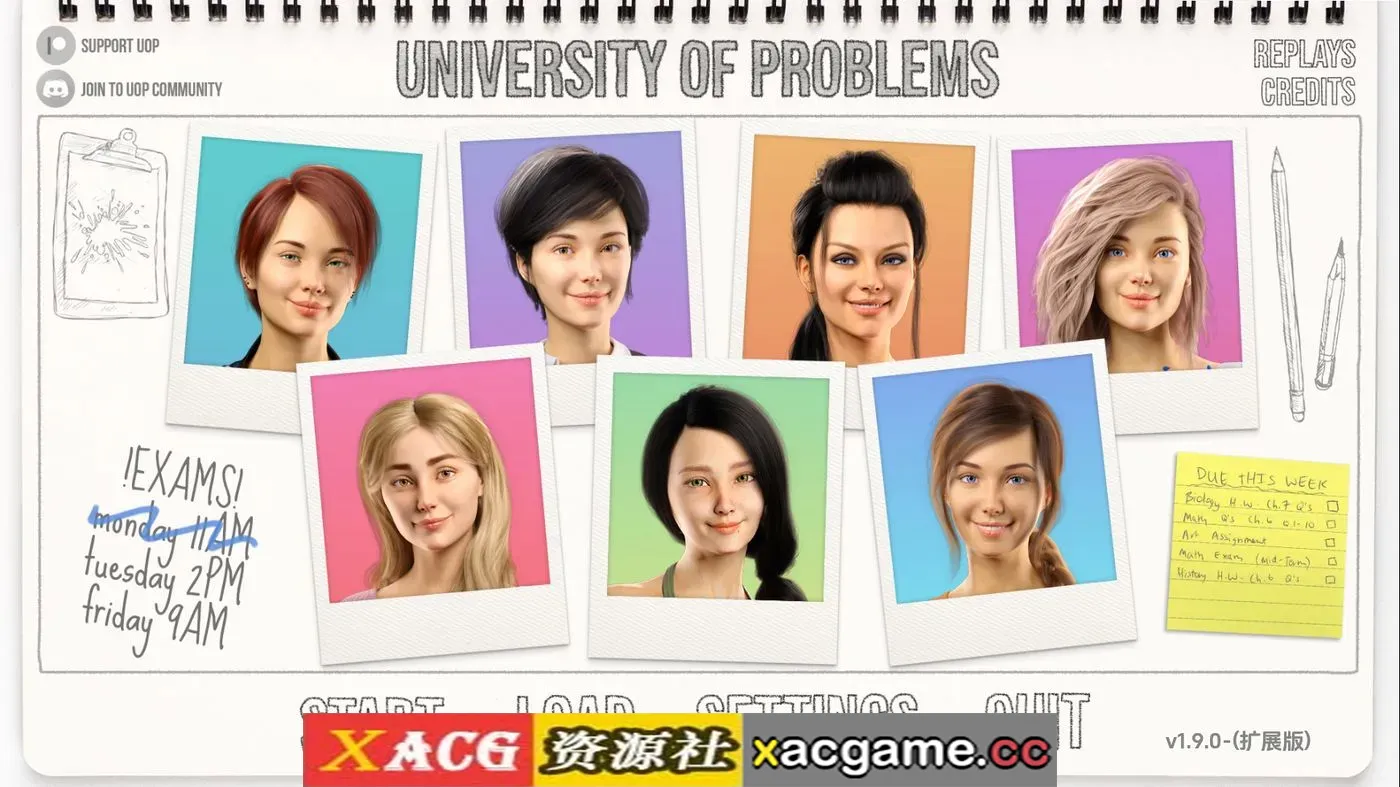 【欧美SLG】学院情缘v1.9.0 AI版【PC+安卓/18.2G/更新/汉化/动态】(别名：问题大学)
