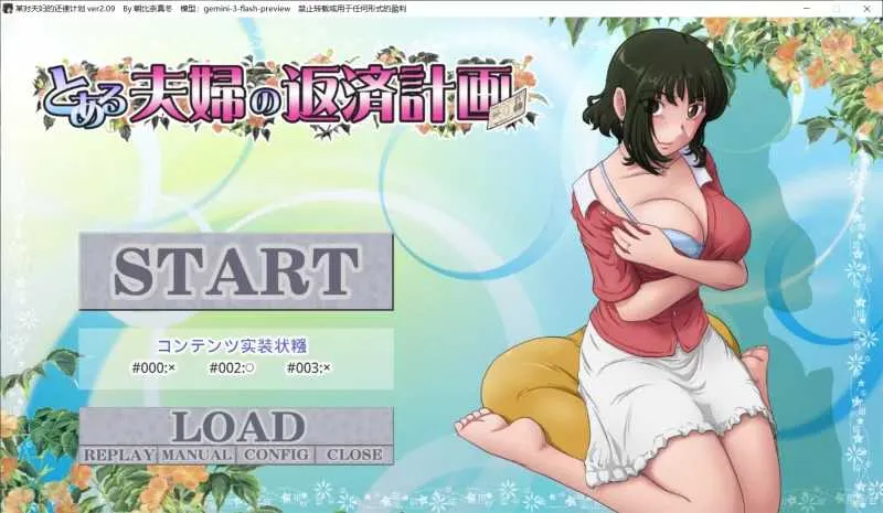 【社保ADV/汉化】某对夫妇的还款计划/とある夫婦の返済計画 Ver2.09 AI汉化版+DLC夫妻之绊篇【1G】